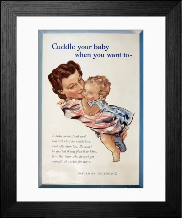 Framed Print : Poster advertising Trufood Framed Print : Poster advertising Trufood