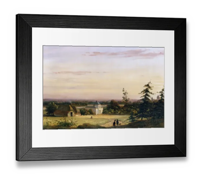 Framed Print : An Extensive Landscape with a Country House Framed Print : An Extensive Landscape with a Country House