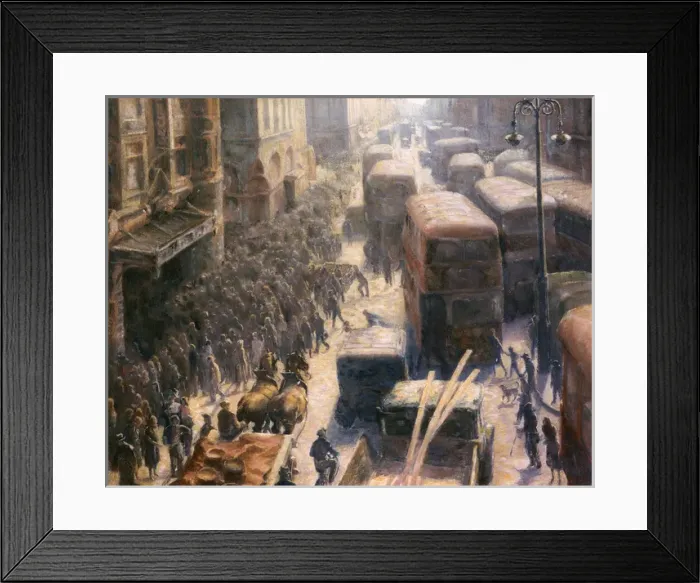 Framed Print : Oxford Street, by Mary Koop Framed Print : Oxford Street, by Mary Koop