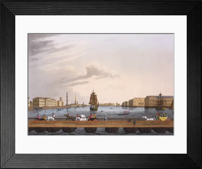 Framed Print : View of St Petersburgh, by Mornay Framed Print : View of St Petersburgh, by Mornay