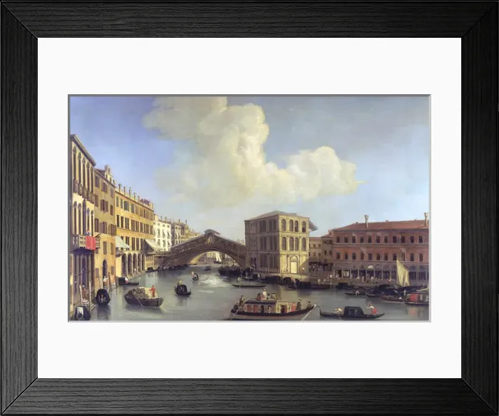 Framed Print : View of the Grand Canal, by William James Framed Print : View of the Grand Canal, by William James