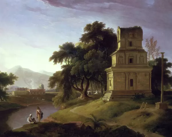 A Pagoda in the East Indies, by Thomas Daniell