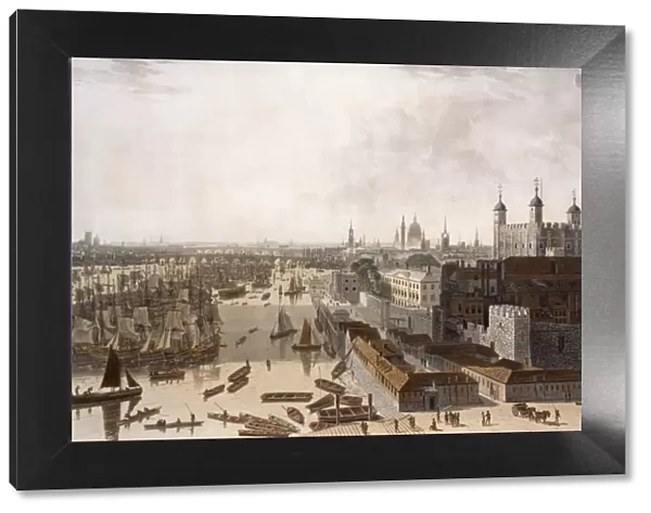 View of London, by William Daniell