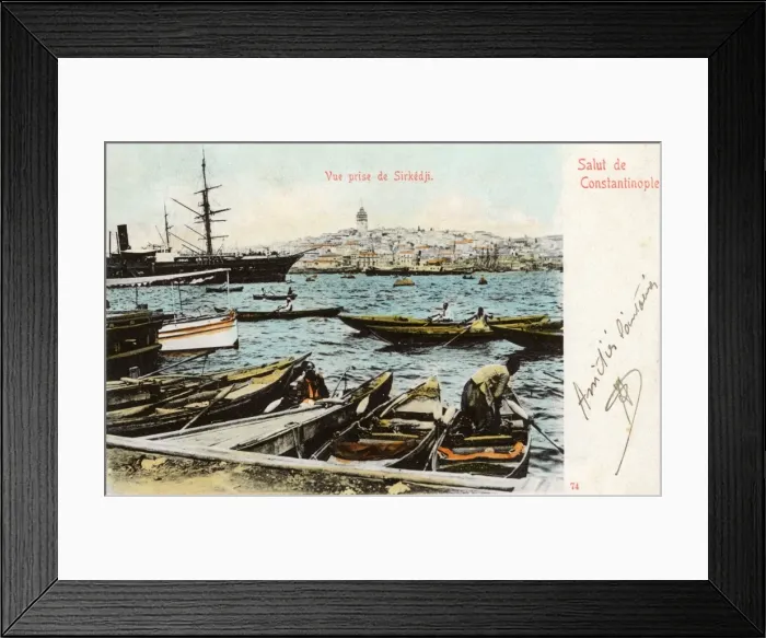 Framed Print : View of Istanbul from Sirkeci Framed Print : View of Istanbul from Sirkeci