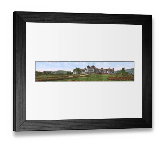 Framed Print : Potter Hotel, Santa Barbara, California, USA Framed Print : Potter Hotel, Santa Barbara, California, USA