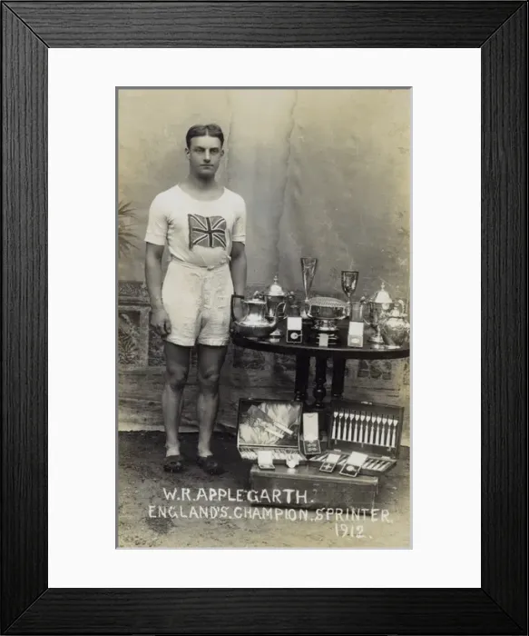 Framed Print : Willie Applegarth - English Champion Sprinter Framed Print : Willie Applegarth - English Champion Sprinter