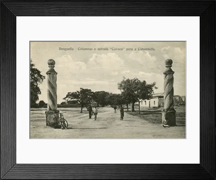Framed Print : Angola - Catumbella - Portuguese Columns Framed Print : Angola - Catumbella - Portuguese Columns