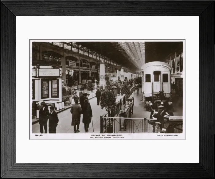 Framed Print : British Empire Exhibition - Palace of Engineering Framed Print : British Empire Exhibition - Palace of Engineering