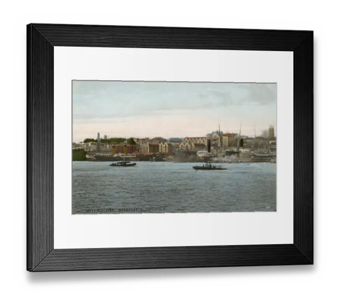 Framed Print : Sydney, Australia - Waterfront Scene Framed Print : Sydney, Australia - Waterfront Scene