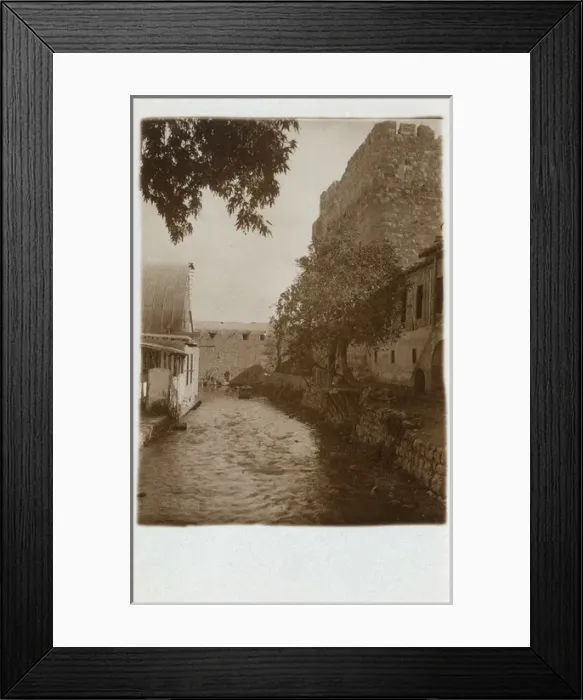 Framed Print : View of Aleppo - Moat surrounding the Citadel Framed Print : View of Aleppo - Moat surrounding the Citadel