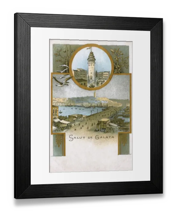 Framed Print : Galata Bridge, Istanbul, Turkey Framed Print : Galata Bridge, Istanbul, Turkey