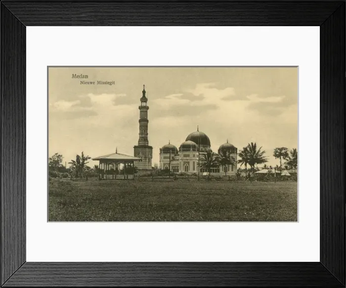 Framed Print : North Sumartra, Indonesia - Medan - The New Mosque Framed Print : North Sumartra, Indonesia - Medan - The New Mosque