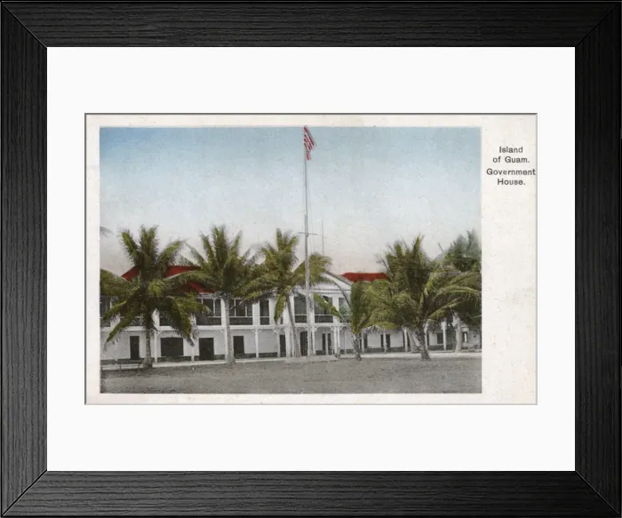 Framed Print : Government House, Guam