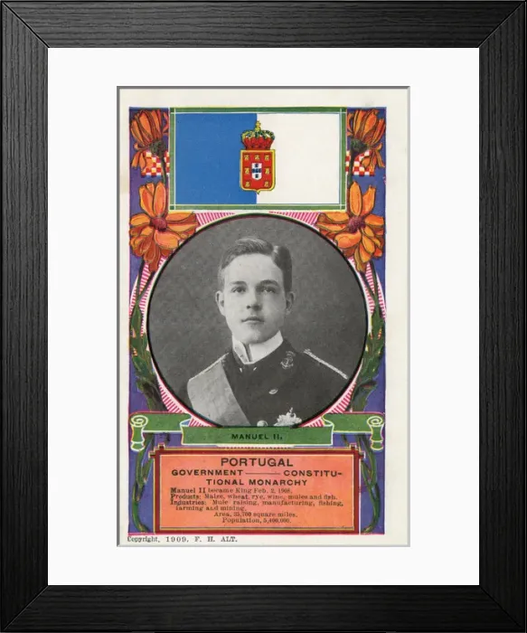 Framed Print : Manuel II of Portugal Framed Print : Manuel II of Portugal