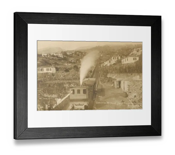 Framed Print : Funicular Cog Railway - Madeira, Portugal Framed Print : Funicular Cog Railway - Madeira, Portugal