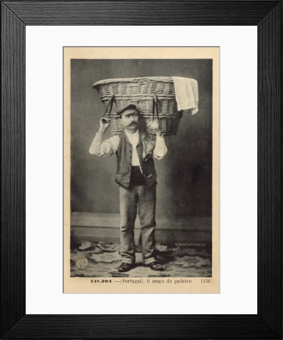 Framed Print : Portugal - Lisbon - Baker Boy Framed Print : Portugal - Lisbon - Baker Boy