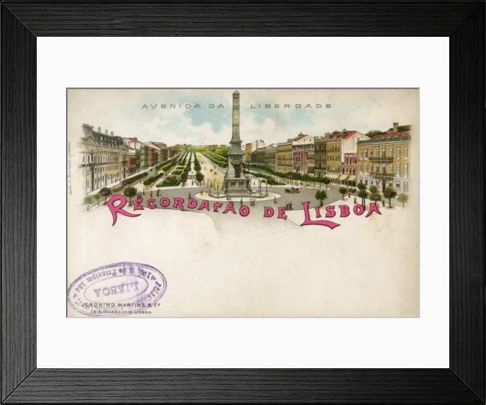 Framed Print : Avenida da Liberdade - Lisbon, Portugal Framed Print : Avenida da Liberdade - Lisbon, Portugal