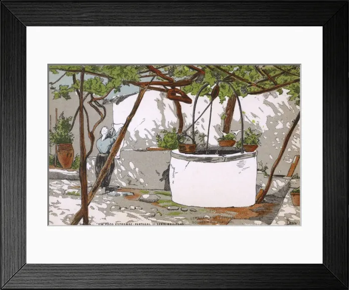 Framed Print : A well at Estremoz, Portugal Framed Print : A well at Estremoz, Portugal