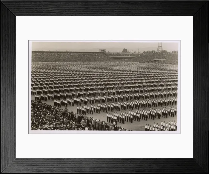 Framed Print : Czech Republic - 14th All Sokol Rally in Prague Framed Print : Czech Republic - 14th All Sokol Rally in Prague