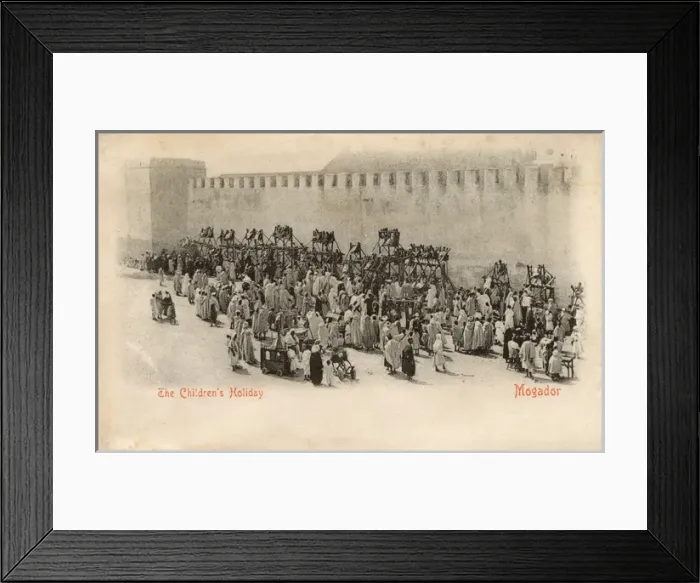 Framed Print : Essaouira, Morocco - Childrens Holiday - Wheel Rides Framed Print : Essaouira, Morocco - Childrens Holiday - Wheel Rides