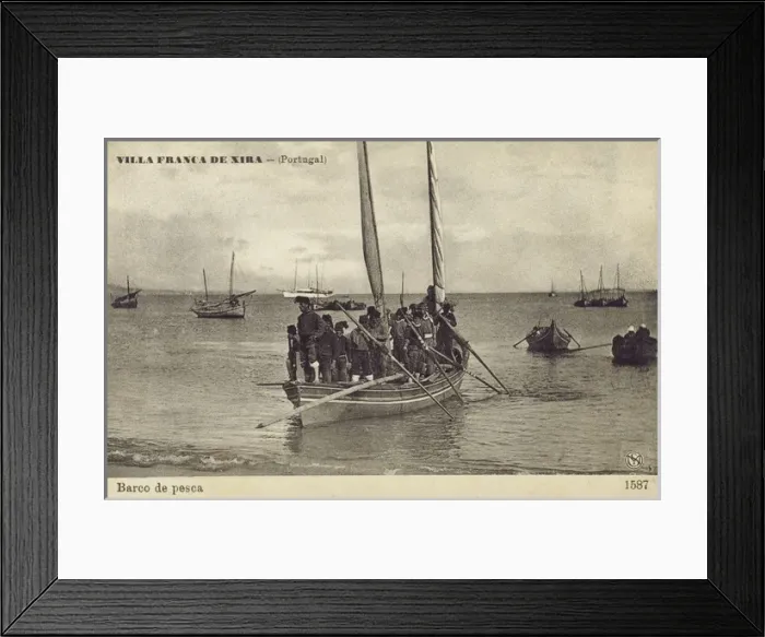 Framed Print : Villa Franca de Xira, Portugal - Fishermen Framed Print : Villa Franca de Xira, Portugal - Fishermen