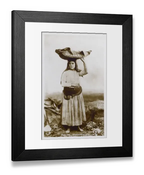 Framed Print : Lisbon, Portugal - Fish Seller Framed Print : Lisbon, Portugal - Fish Seller