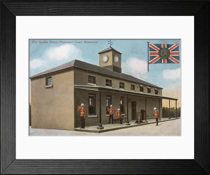 Framed Print : Guard Room - Prospect Camp, Bermuda Framed Print : Guard Room - Prospect Camp, Bermuda