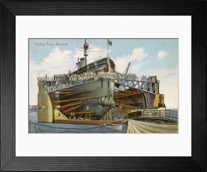 Framed Print : H M Dockyard, Bermuda - A Floating Dock Framed Print : H M Dockyard, Bermuda - A Floating Dock