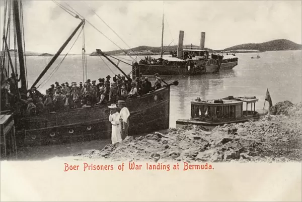 Boer Prisoners of War landing at Bermuda
