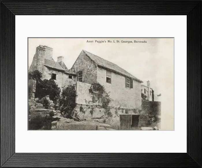 Framed Print : Aunt Peggys House, St. Georges, Bermuda Framed Print : Aunt Peggys House, St. Georges, Bermuda