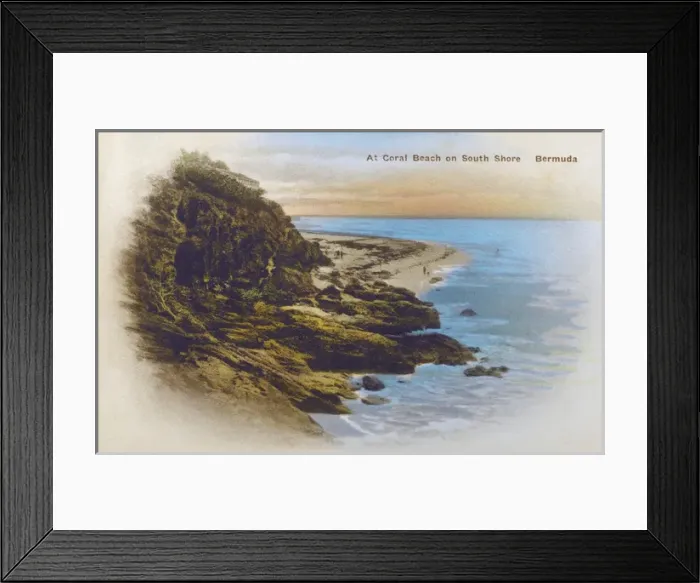 Framed Print : Coral Beach - South Shore, Bermuda - Western Atlantic Framed Print : Coral Beach - South Shore, Bermuda - Western Atlantic