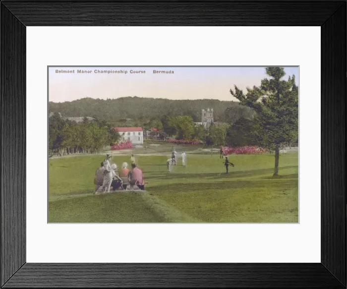 Framed Print : 9th Green - Belmont Manor Golf Course, Bermuda Framed Print : 9th Green - Belmont Manor Golf Course, Bermuda