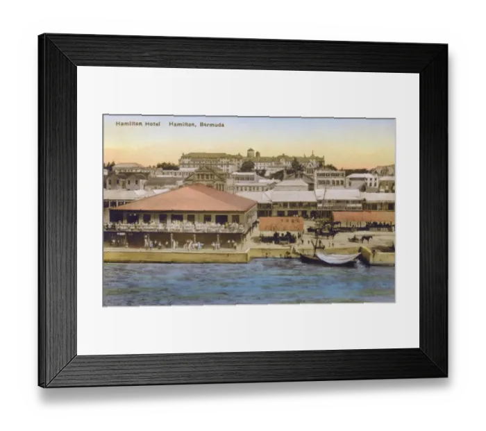 Framed Print : Hamilton Hotel, Hamilton, Bermuda Framed Print : Hamilton Hotel, Hamilton, Bermuda