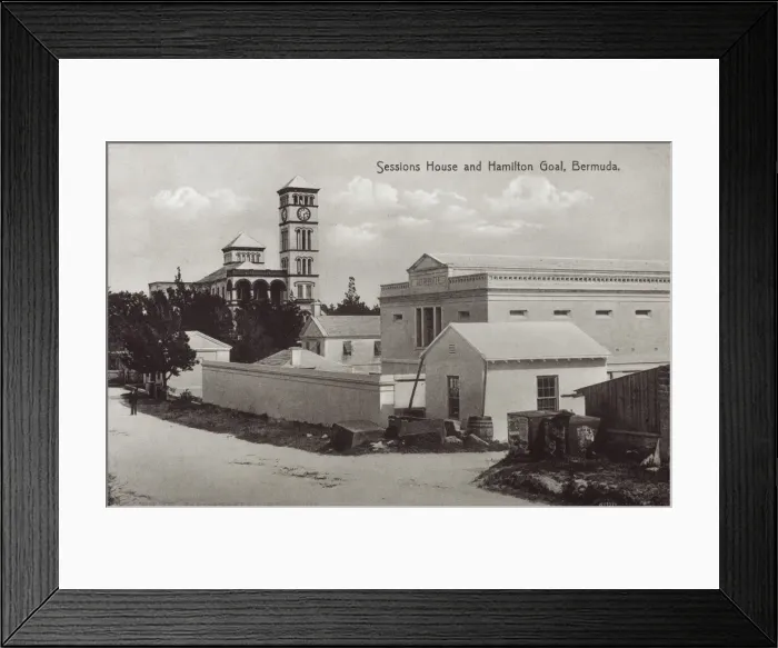 Framed Print : Sessions House and Gaol, Bermuda Framed Print : Sessions House and Gaol, Bermuda