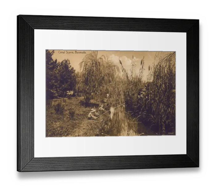Framed Print : Canal Scene, Bermuda Framed Print : Canal Scene, Bermuda