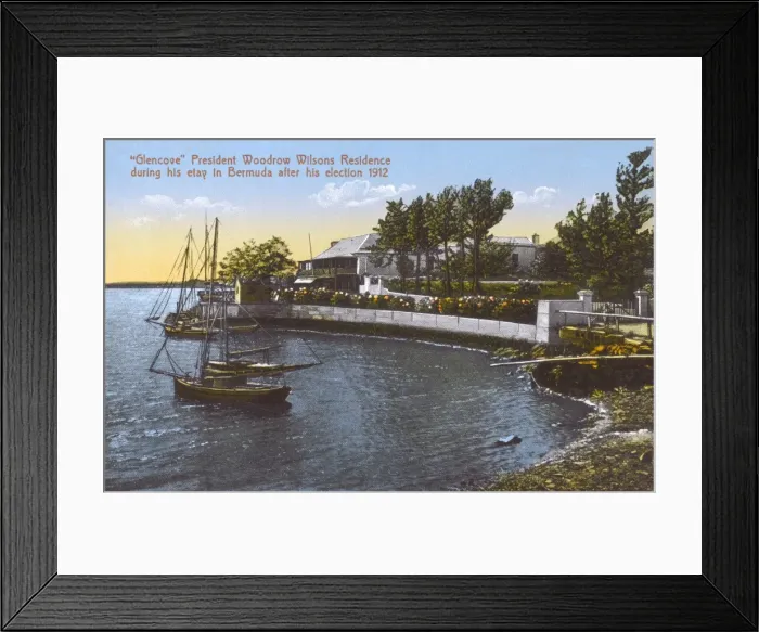 Framed Print : President Woodrow Wilsons Residence, Bermuda Framed Print : President Woodrow Wilsons Residence, Bermuda