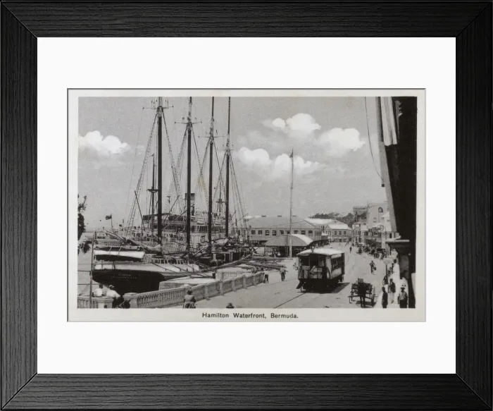 Framed Print : Hamilton Waterfront, Bermuda Framed Print : Hamilton Waterfront, Bermuda
