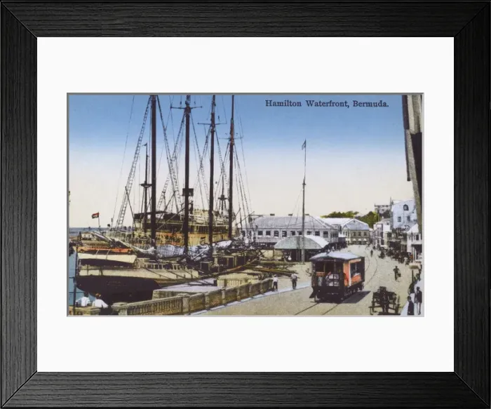 Framed Print : Hamilton Waterfront, Bermuda Framed Print : Hamilton Waterfront, Bermuda