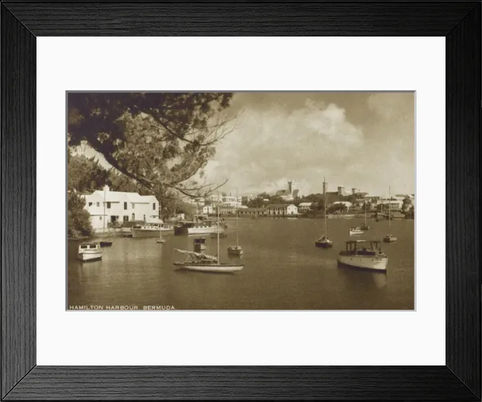 Framed Print : Hamilton Harbour, Bermuda Framed Print : Hamilton Harbour, Bermuda