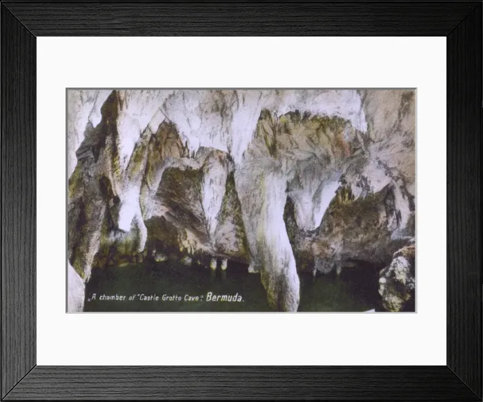 Framed Print : Crystal Cave, Hamilton Sound, Bermuda Framed Print : Crystal Cave, Hamilton Sound, Bermuda