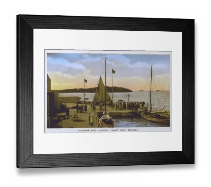 Framed Print : Inverurie Boat Landing - Paget West, Bermuda Framed Print : Inverurie Boat Landing - Paget West, Bermuda