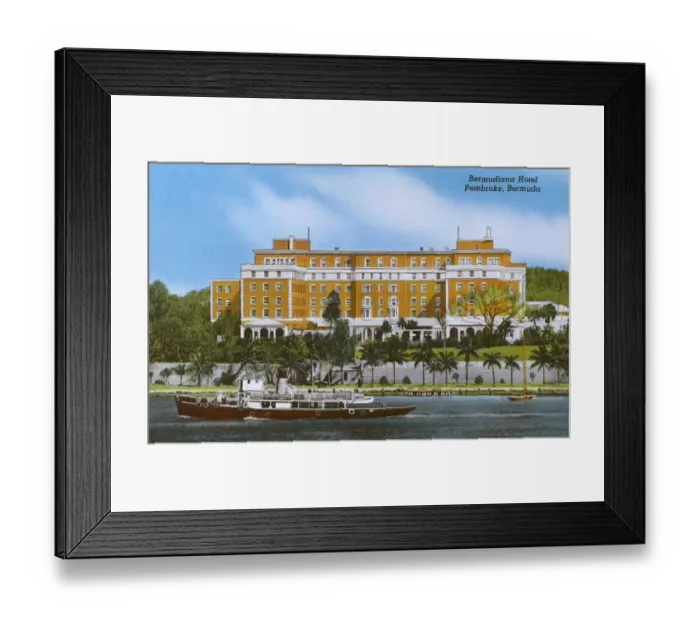 Framed Print : Bermudiana Hotel, Pembroke, Bermuda Framed Print : Bermudiana Hotel, Pembroke, Bermuda