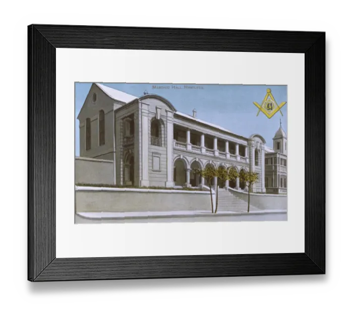 Framed Print : The Masonic Hall, Hamilton, Bermuda Framed Print : The Masonic Hall, Hamilton, Bermuda