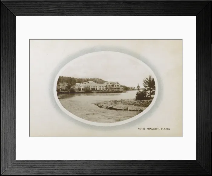 Framed Print : Hotel Frascatti, Flatts Village, Bermuda Framed Print : Hotel Frascatti, Flatts Village, Bermuda