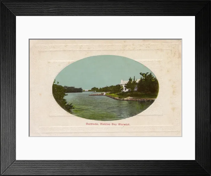 Framed Print : Riddles Bay, Warwick, Bermuda Framed Print : Riddles Bay, Warwick, Bermuda