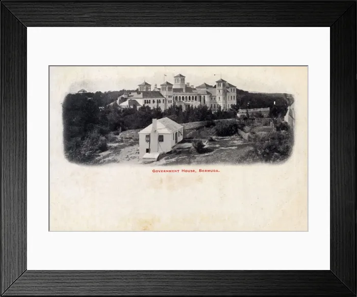 Framed Print : Government House, Bermuda Framed Print : Government House, Bermuda