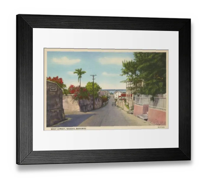 Framed Print : West Street, Nassau, Bahamas Framed Print : West Street, Nassau, Bahamas