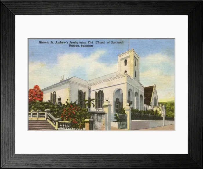 Framed Print : St. Andrews Presbyterian Kirk, Nassau, Bahamas Framed Print : St. Andrews Presbyterian Kirk, Nassau, Bahamas
