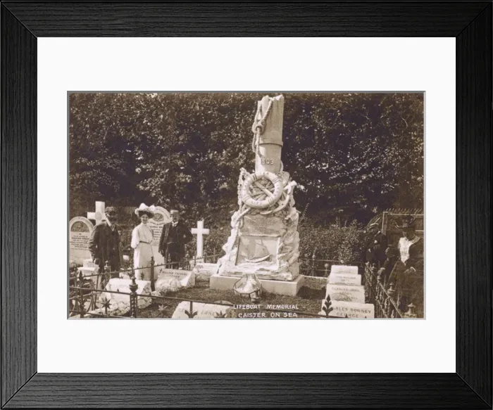 Framed Print : Caister-on-Sea - Lifeboat Memorial Framed Print : Caister-on-Sea - Lifeboat Memorial