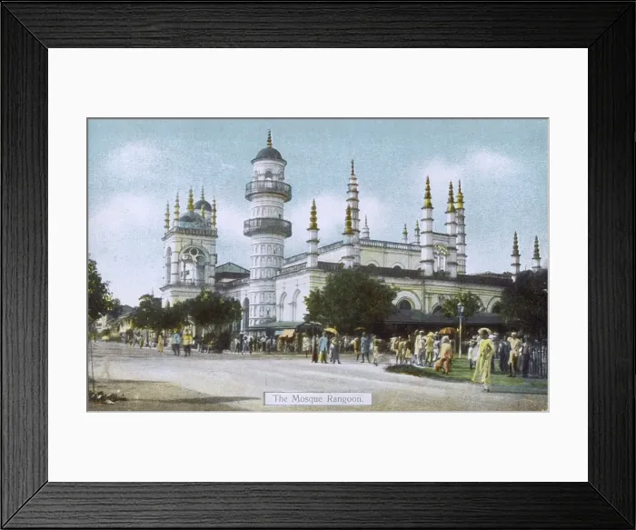 Framed Print : Mosque - Rangoon, Myanmar Framed Print : Mosque - Rangoon, Myanmar